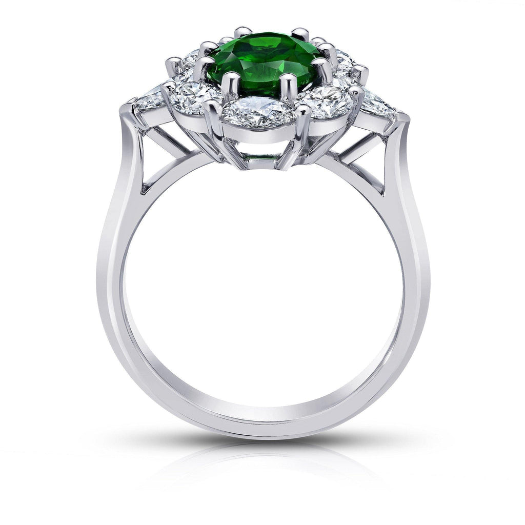 2.24 Carat Oval Tsavorite Ring - David Gross Group