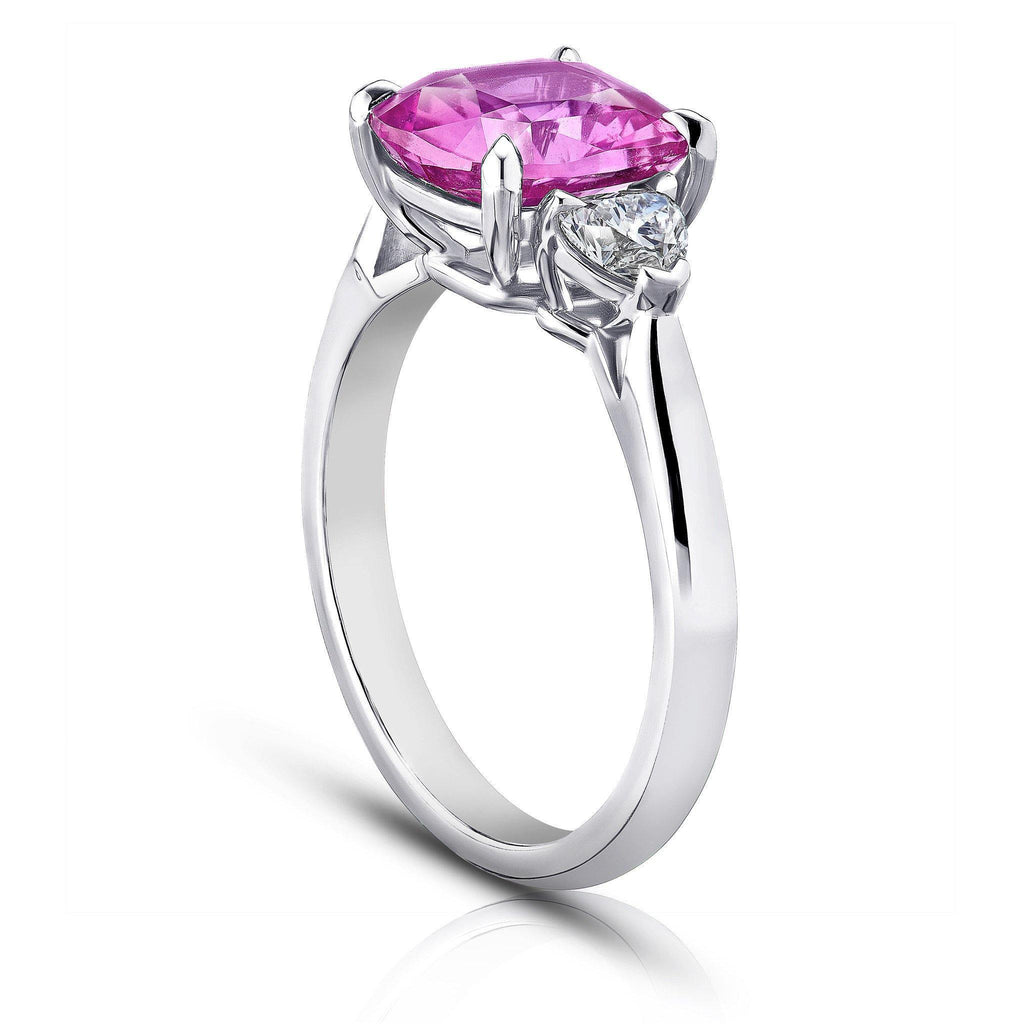 3.38 Carat Pink Sapphire Ring - David Gross Group