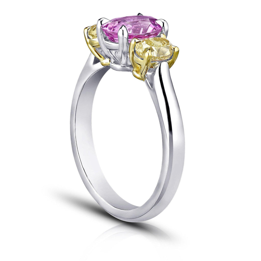 1.63 Carat Pink Sapphire Ring - David Gross Group