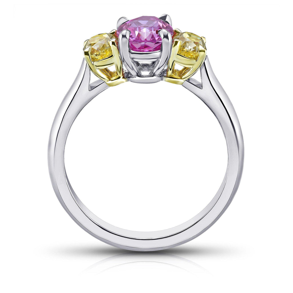 1.63 Carat Pink Sapphire Ring - David Gross Group