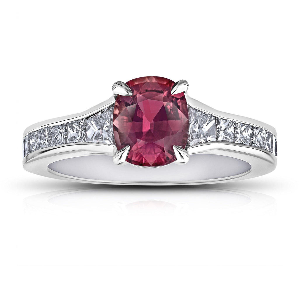 1.88 Carat Pink Padparadscha Sapphire Ring