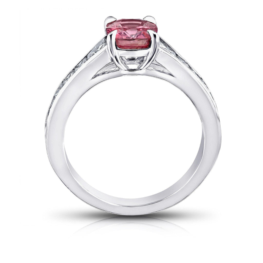 1.88 Carat Pink Padparadscha Sapphire Ring - David Gross Group