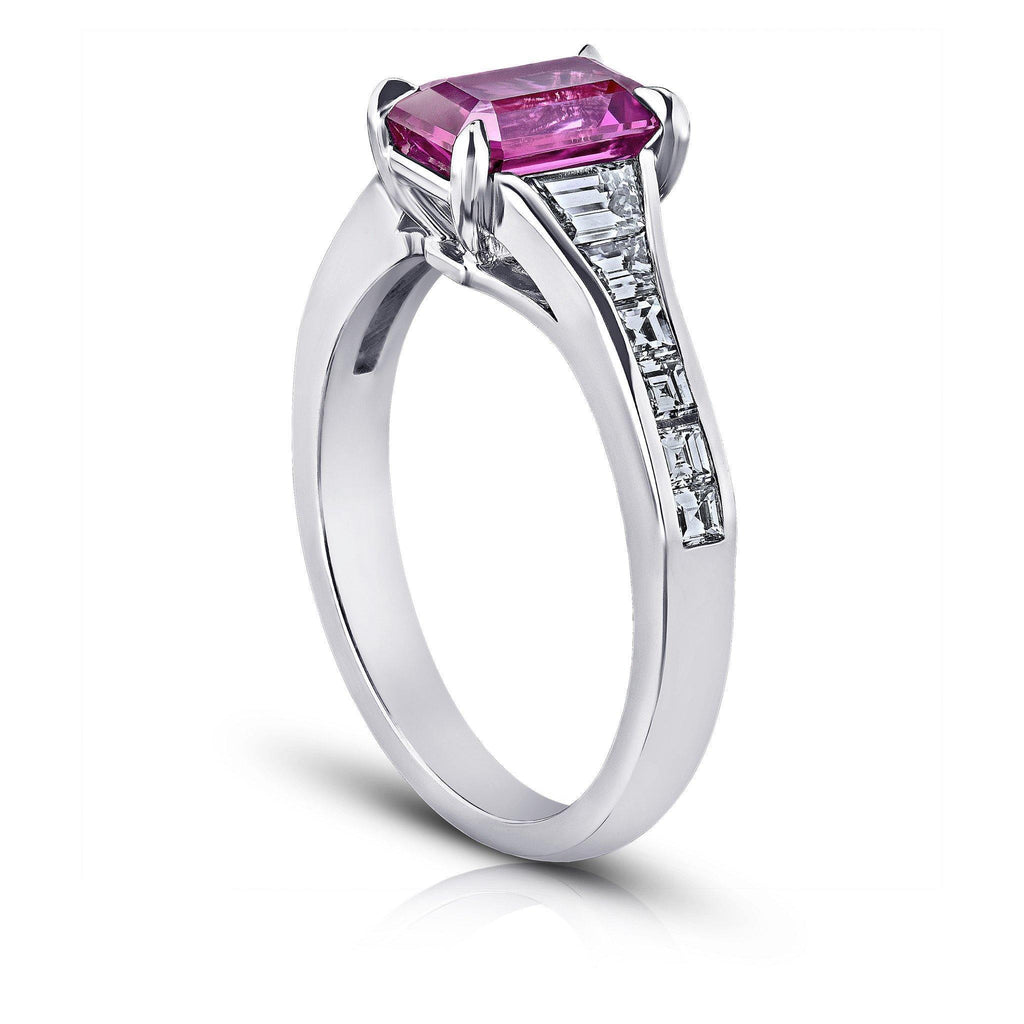 1.85 Carat Pink Sapphire Ring - David Gross Group