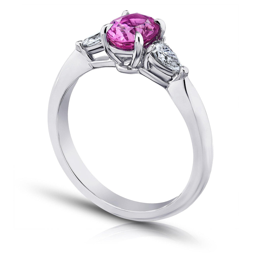 1.39 Carat Pink sapphire ring - David Gross Group