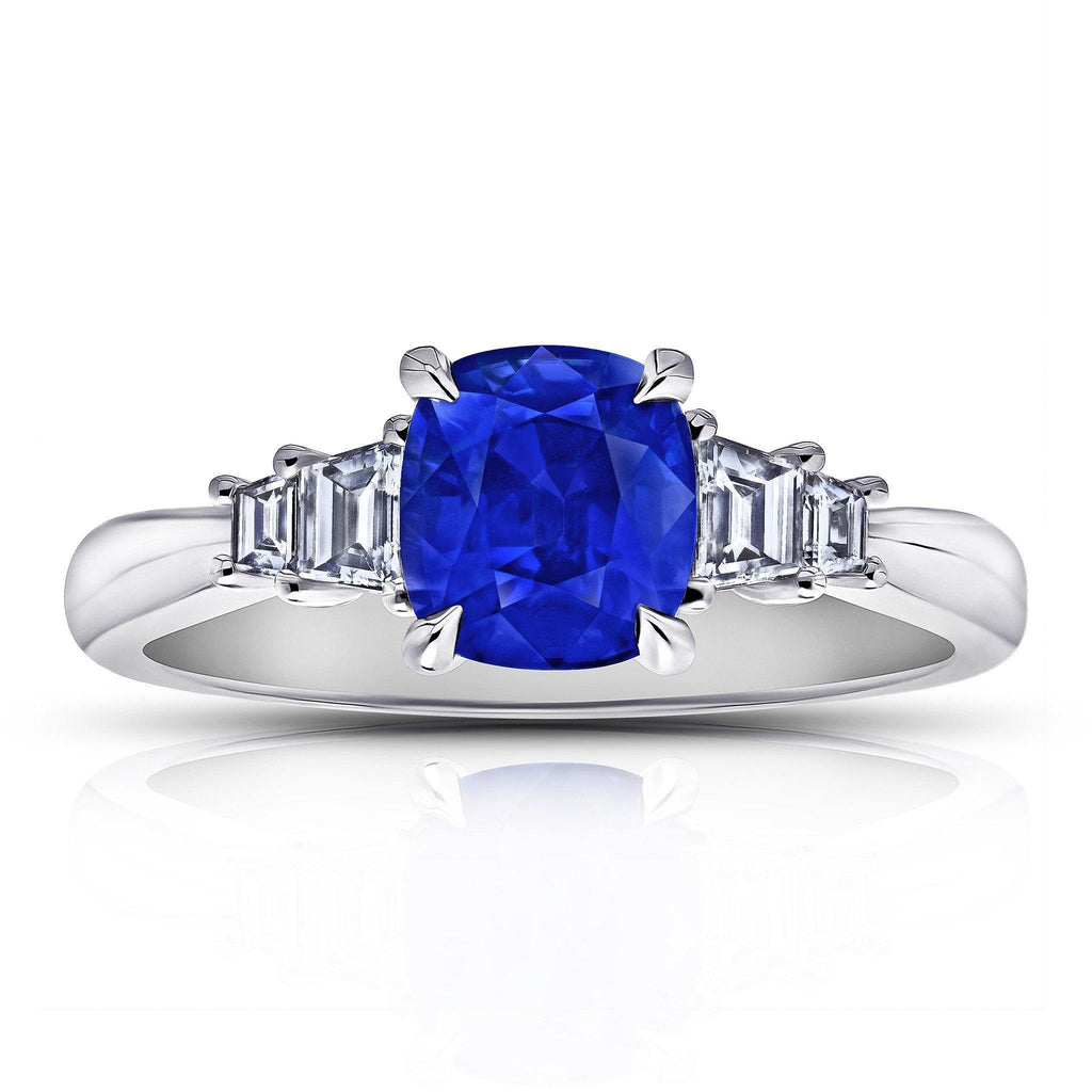 1.87 Carat Blue Sapphire Ring
