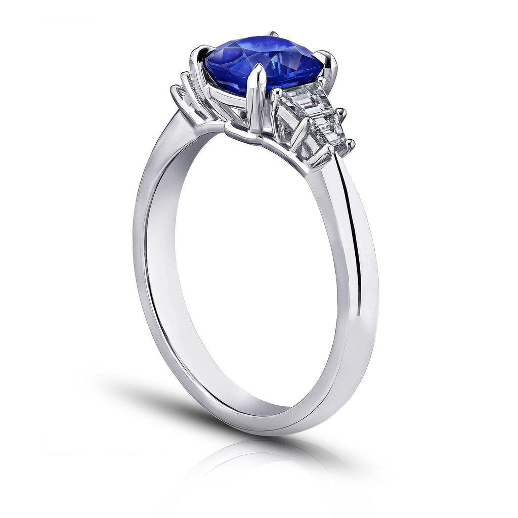 1.87 Carat Blue Sapphire Ring - David Gross Group