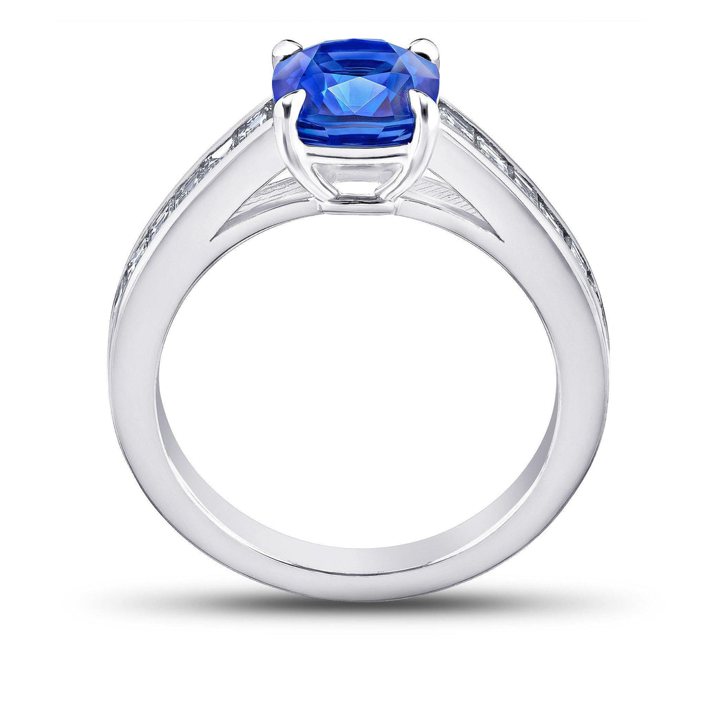 2.51 Carat Blue Sapphire Ring - David Gross Group