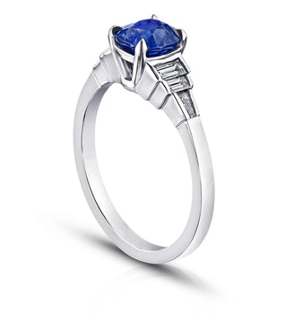 1.44 Carat Blue Sapphire Ring - David Gross Group