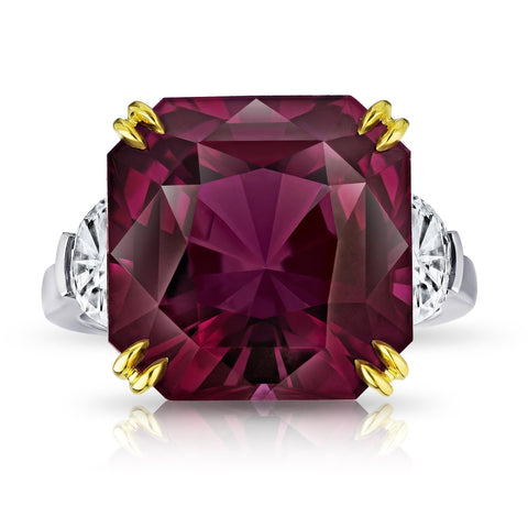 3.13 Carat Green and Pink Round Sapphire and Diamond Earrings
