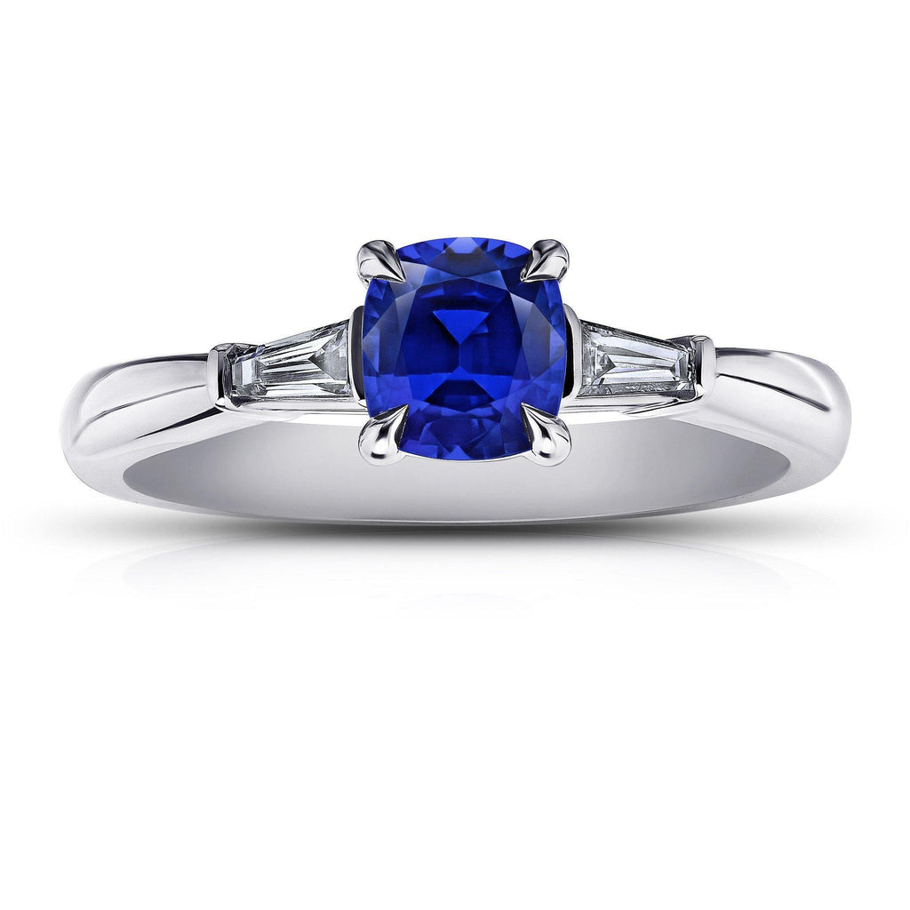 1.03 Carat Blue Sapphire Ring