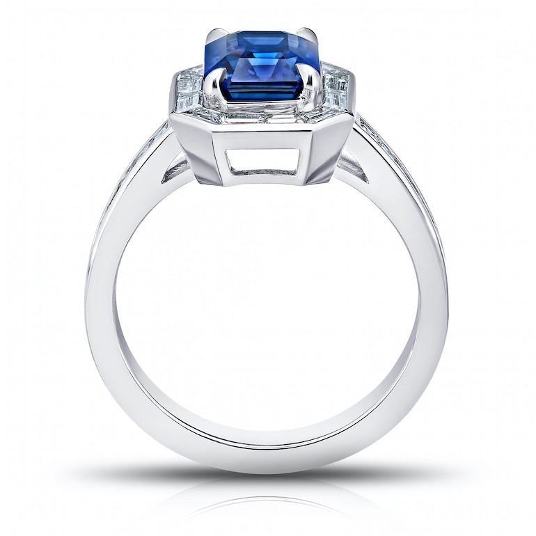 2.55 Carat Blue Sapphire Ring - David Gross Group