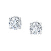 2.49 Carat Round White Diamonds and a Platinum Earrings