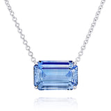 12.12 carat Emerald Blue Sapphire Pendat - David Gross Group