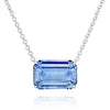 12.12 carat Emerald Blue Sapphire Pendat - David Gross Group