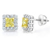 Natural Fancy Yellow Diamond Earrings - David Gross Group