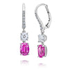 Pink Sapphire and Diamond Earrings - David Gross Group