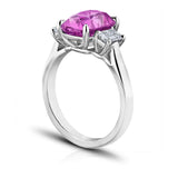 4.37 Carat Pink Sapphire Ring - David Gross Group