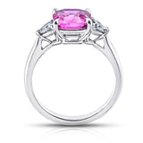 3.38 Carat Pink Sapphire Ring - David Gross Group
