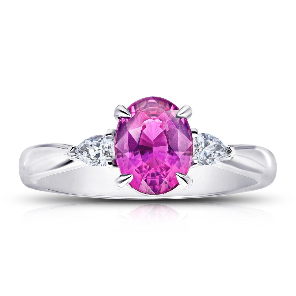 1.68 Carat Pink Sapphire Ring - David Gross Group