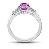 1.39 Carat Pink sapphire ring - David Gross Group