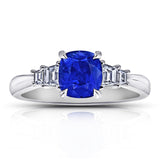 1.87 Carat Blue Sapphire Ring - David Gross Group