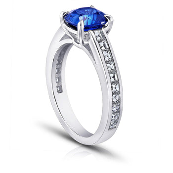 2.51 Carat Blue Sapphire Ring - David Gross Group