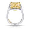 11.19 Carat Yellow Sapphire and Diamond Ring - David Gross Group