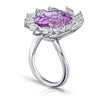 13.46 Carat Oval Pink Sapphire and Diamond Ring - David Gross Group