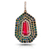 3.02 Kite Shape Ruby Pendant - David Gross Group