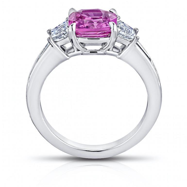 2.97 Carat Pink Sapphire Ring - David Gross Group