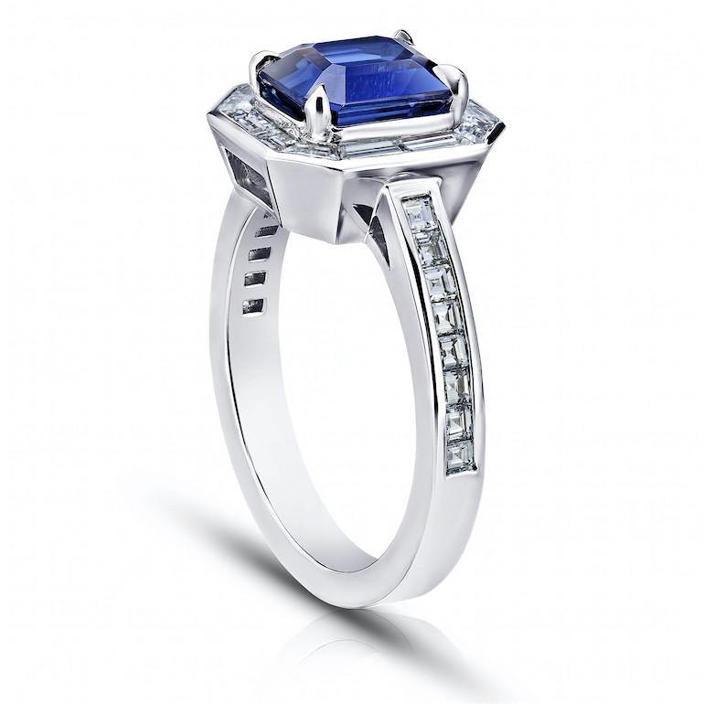 2.55 Carat Blue Sapphire Ring - David Gross Group