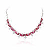 29.30 Carat Marquise Red Ruby and Diamond Necklace - David Gross Group